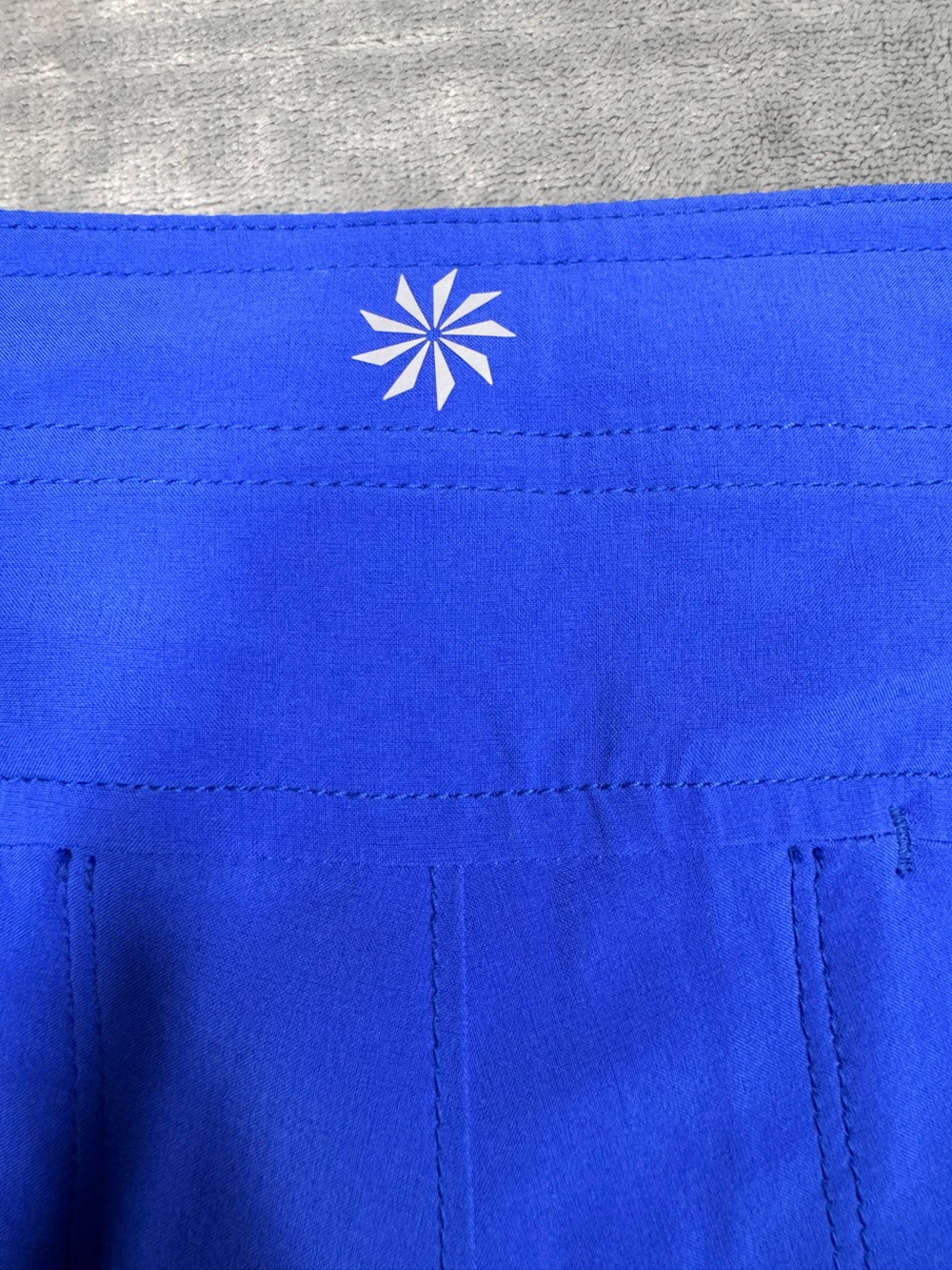 Athleta Cobalt Blue Athletic Shorts - Picture 9 of 11